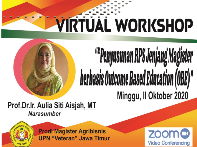 Workshop Penyusunan RPS Jenjang Magister berbasis Outcome Based Education (OBE)